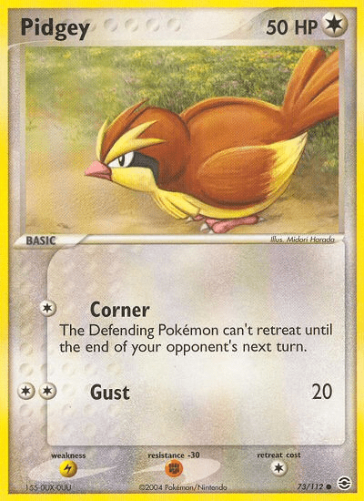Pidgey (73/112) [EX: FireRed & LeafGreen] Pokemon Single Pokémon  | Multizone: Comics And Games