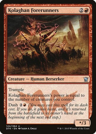 Kolaghan Forerunners [Dragons of Tarkir] MTG Single Magic: The Gathering  | Multizone: Comics And Games