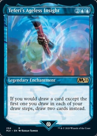 Teferi's Ageless Insight (Showcase) [Core Set 2021] MTG Single Magic: The Gathering  | Multizone: Comics And Games