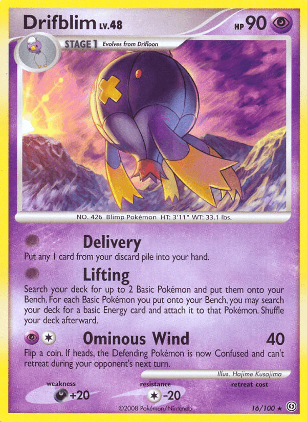 Drifblim (16/100) [Diamond & Pearl: Stormfront] Pokemon Single Pokémon  | Multizone: Comics And Games