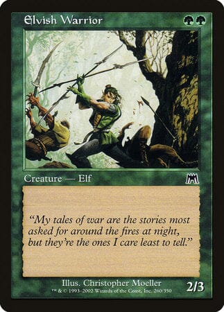 Elvish Warrior [Onslaught] MTG Single Magic: The Gathering  | Multizone: Comics And Games