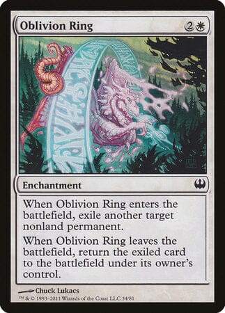 Oblivion Ring [Duel Decks: Knights vs. Dragons] MTG Single Magic: The Gathering  | Multizone: Comics And Games