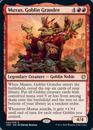 Muxus, Goblin Grandee [Jumpstart] MTG Single Magic: The Gathering  | Multizone: Comics And Games