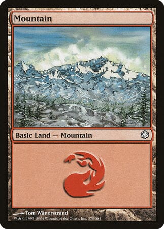 Mountain (378) [Coldsnap Theme Decks] MTG Single Magic: The Gathering  | Multizone: Comics And Games