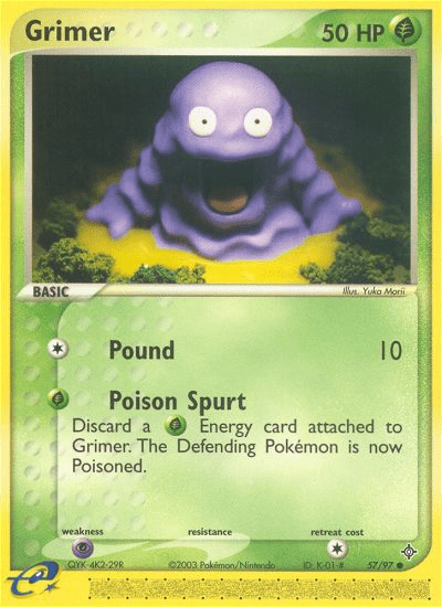 Grimer (57/97) [EX: Dragon] Pokemon Single Pokémon  | Multizone: Comics And Games