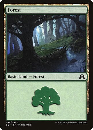 Forest (296) [Shadows over Innistrad] MTG Single Magic: The Gathering  | Multizone: Comics And Games