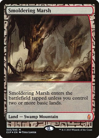 Smoldering Marsh [Zendikar Expeditions] MTG Single Magic: The Gathering  | Multizone: Comics And Games