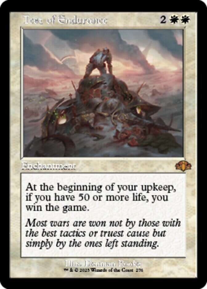 Test of Endurance (Retro) [Dominaria Remastered] MTG Single Magic: The Gathering  | Multizone: Comics And Games
