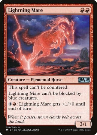 Lightning Mare [Core Set 2019] MTG Single Magic: The Gathering  | Multizone: Comics And Games