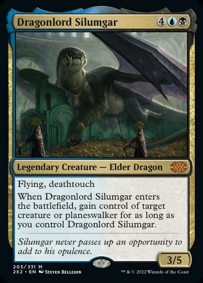 Dragonlord Silumgar [Double Masters 2022] MTG Single Magic: The Gathering  | Multizone: Comics And Games
