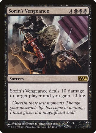 Sorin's Vengeance [Magic 2012] MTG Single Magic: The Gathering  | Multizone: Comics And Games