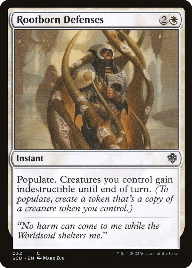 Rootborn Defenses [Starter Commander Decks] MTG Single Magic: The Gathering  | Multizone: Comics And Games