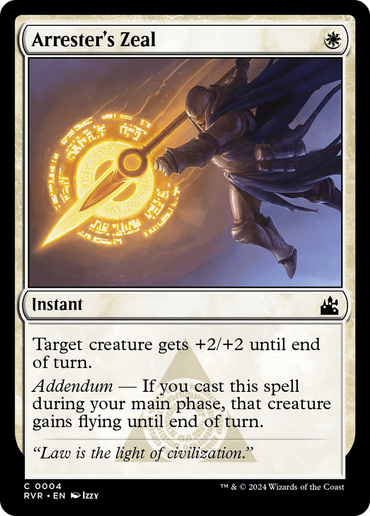 Arrester's Zeal [Ravnica Remastered] MTG Single Magic: The Gathering  | Multizone: Comics And Games