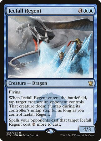 Icefall Regent [Dragons of Tarkir] MTG Single Magic: The Gathering  | Multizone: Comics And Games