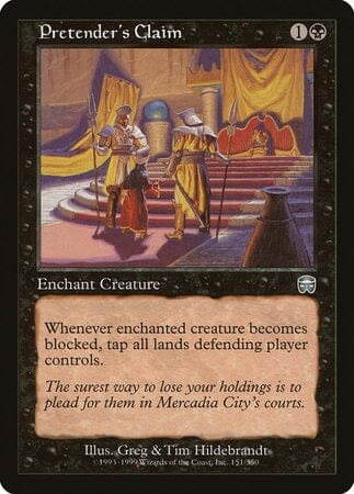 Pretender's Claim [Mercadian Masques] MTG Single Magic: The Gathering  | Multizone: Comics And Games