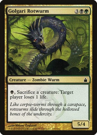 Golgari Rotwurm [Ravnica: City of Guilds] MTG Single Magic: The Gathering  | Multizone: Comics And Games