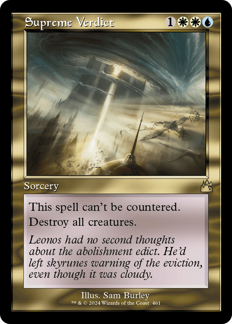 Supreme Verdict (Retro Frame) [Ravnica Remastered] MTG Single Magic: The Gathering  | Multizone: Comics And Games