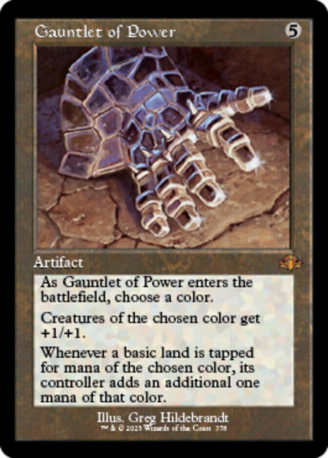 Gauntlet of Power (Retro) [Dominaria Remastered] MTG Single Magic: The Gathering  | Multizone: Comics And Games