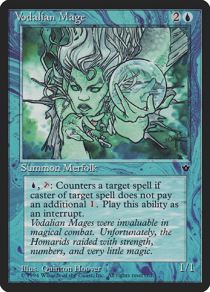 Vodalian Mage (Quinton Hoover) [Fallen Empires] MTG Single Magic: The Gathering  | Multizone: Comics And Games