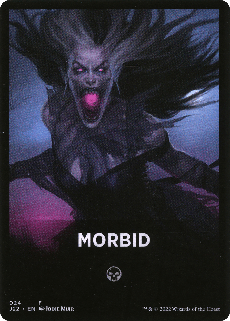 Morbid Theme Card [Jumpstart 2022 Front Cards] MTG Single Magic: The Gathering  | Multizone: Comics And Games