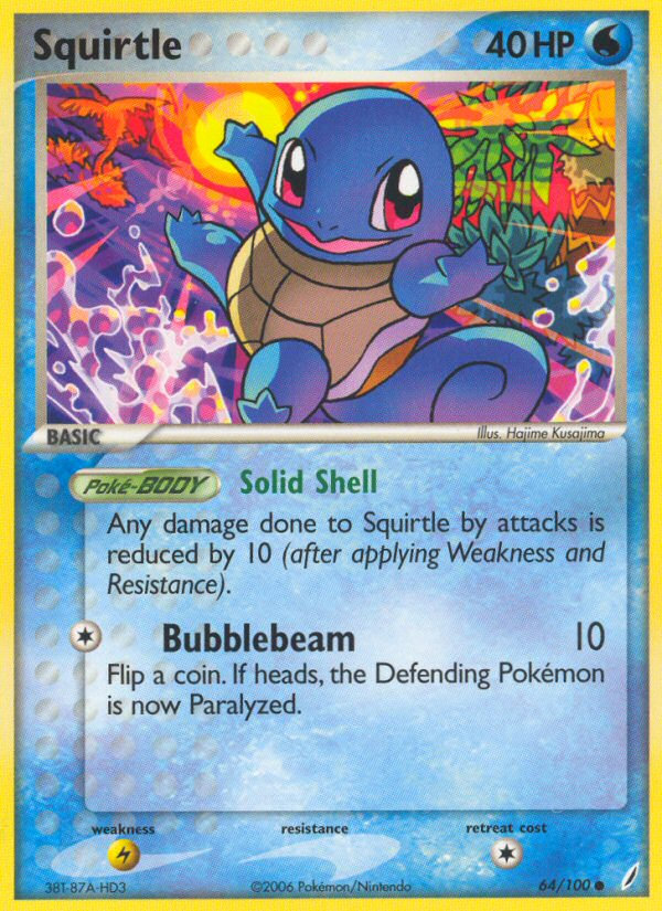 Squirtle (64/100) [EX: Crystal Guardians] Pokemon Single Pokémon  | Multizone: Comics And Games