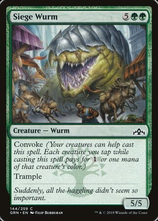 Siege Wurm [Guilds of Ravnica] MTG Single Magic: The Gathering  | Multizone: Comics And Games