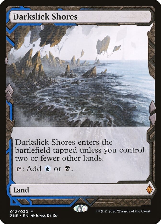 Darkslick Shores [Zendikar Rising Expeditions] MTG Single Magic: The Gathering  | Multizone: Comics And Games