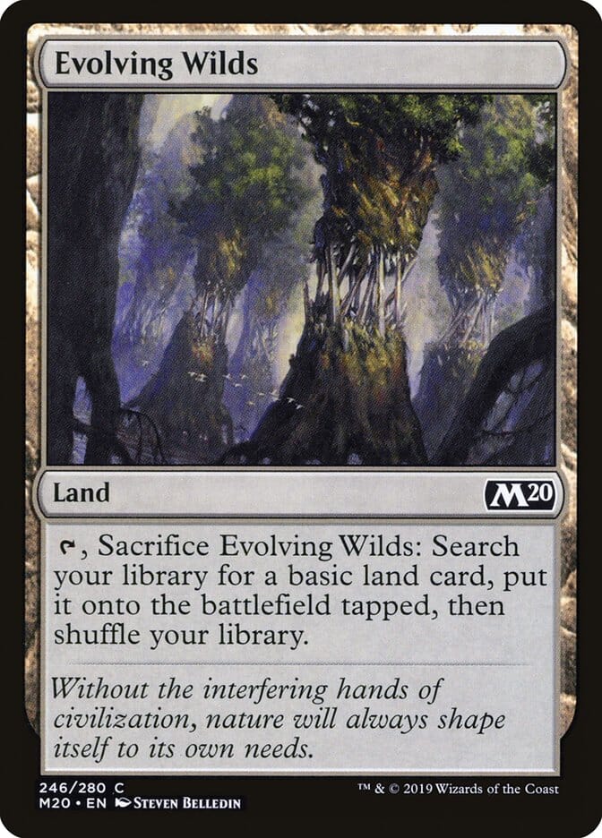 Evolving Wilds [Core Set 2020] MTG Single Magic: The Gathering  | Multizone: Comics And Games