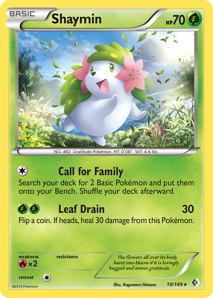 Shaymin (10/149) [Black & White: Boundaries Crossed] Pokemon Single Pokémon  | Multizone: Comics And Games