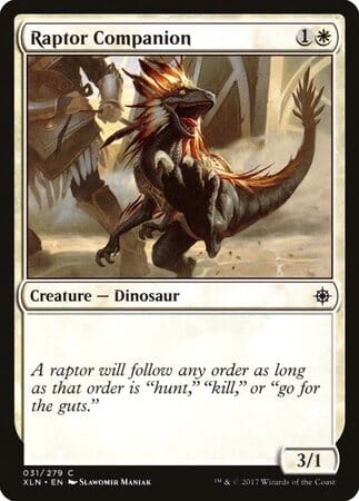 Raptor Companion [Ixalan] MTG Single Magic: The Gathering  | Multizone: Comics And Games