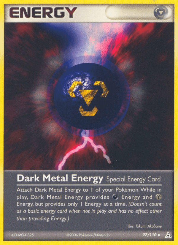 Dark Metal Energy (97/110) [EX: Holon Phantoms] Pokemon Single Pokémon  | Multizone: Comics And Games