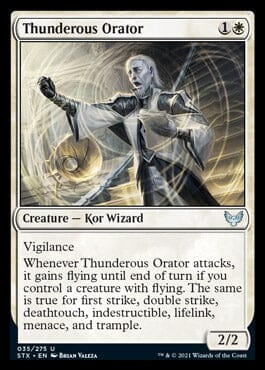 Thunderous Orator [Strixhaven: School of Mages] MTG Single Magic: The Gathering  | Multizone: Comics And Games
