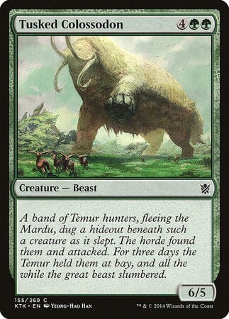 Tusked Colossodon [Khans of Tarkir] MTG Single Magic: The Gathering  | Multizone: Comics And Games