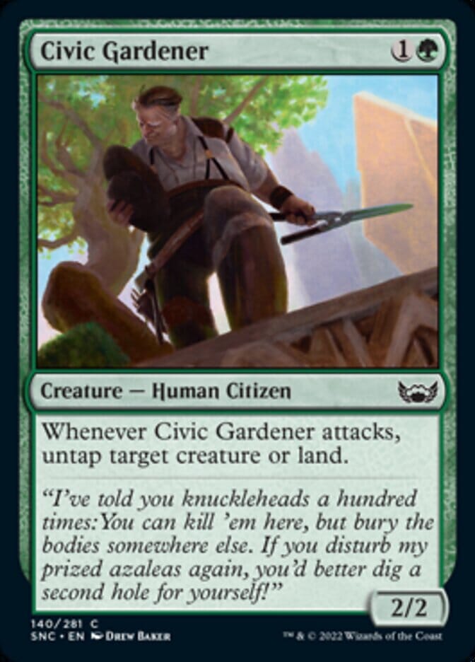 Civic Gardener [Streets of New Capenna] MTG Single Magic: The Gathering  | Multizone: Comics And Games