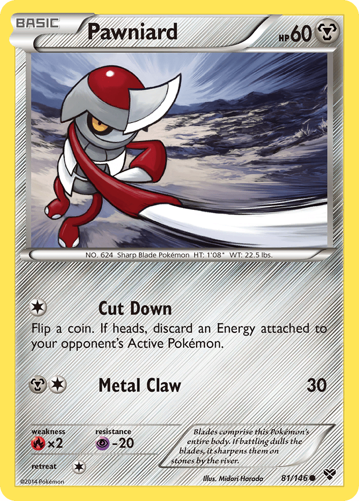 Pawniard (81/146) [XY: Base Set] Pokemon Single Pokémon  | Multizone: Comics And Games