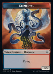 Elemental (032) // Rogue Double-sided Token [Streets of New Capenna Commander Tokens] MTG Single Magic: The Gathering  | Multizone: Comics And Games
