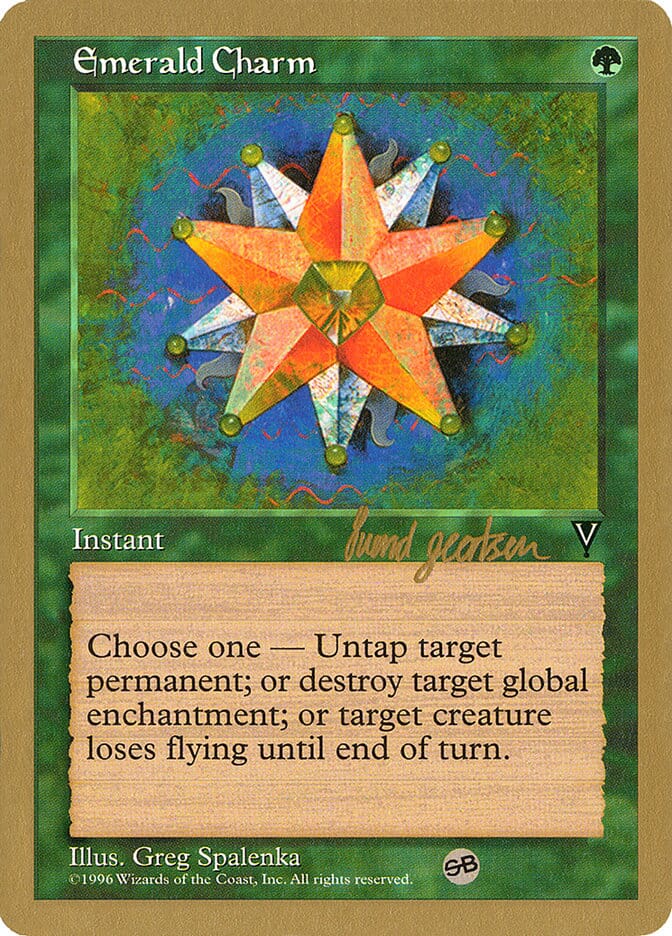 Emerald Charm (Svend Geertsen) (SB) [World Championship Decks 1997] MTG Single Magic: The Gathering  | Multizone: Comics And Games