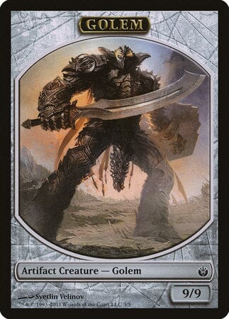 Golem Token [Mirrodin Besieged Tokens] MTG Single Magic: The Gathering  | Multizone: Comics And Games