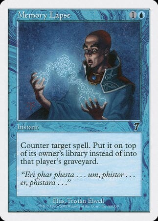 Memory Lapse [Seventh Edition] MTG Single Magic: The Gathering  | Multizone: Comics And Games