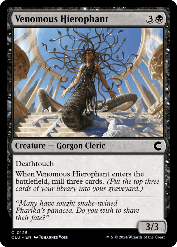 Venomous Hierophant [Ravnica: Clue Edition] MTG Single Magic: The Gathering  | Multizone: Comics And Games