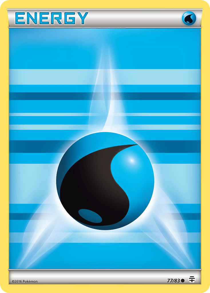 Water Energy (77/83) [XY: Generations] Pokemon Single Pokémon  | Multizone: Comics And Games