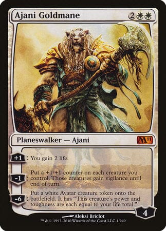 Ajani Goldmane [Magic 2011] MTG Single Magic: The Gathering  | Multizone: Comics And Games