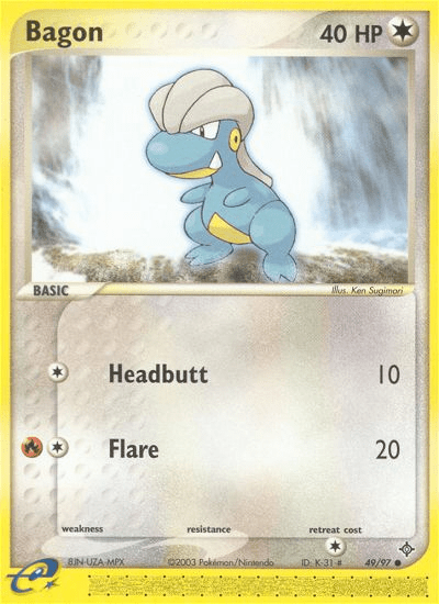Bagon (49/97) [EX: Dragon] Pokemon Single Pokémon  | Multizone: Comics And Games