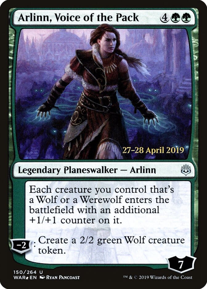 Arlinn, Voice of the Pack [War of the Spark Prerelease Promos] MTG Single Magic: The Gathering  | Multizone: Comics And Games