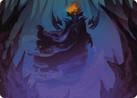 Sauron, the Necromancer Art Card [The Lord of the Rings: Tales of Middle-earth Art Series] MTG Single Magic: The Gathering  | Multizone: Comics And Games