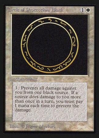 Circle of Protection: Black (CE) [Collectors’ Edition] MTG Single Magic: The Gathering  | Multizone: Comics And Games
