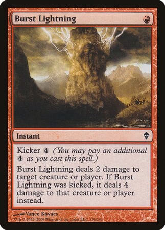 Burst Lightning [Zendikar] MTG Single Magic: The Gathering  | Multizone: Comics And Games