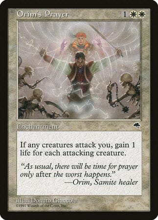 Orim's Prayer [Tempest] MTG Single Magic: The Gathering  | Multizone: Comics And Games