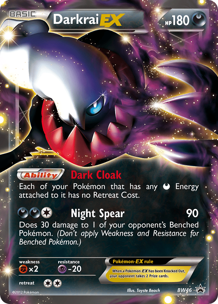 Darkrai EX (BW46) [Black & White: Black Star Promos] Pokemon Single Pokémon  | Multizone: Comics And Games