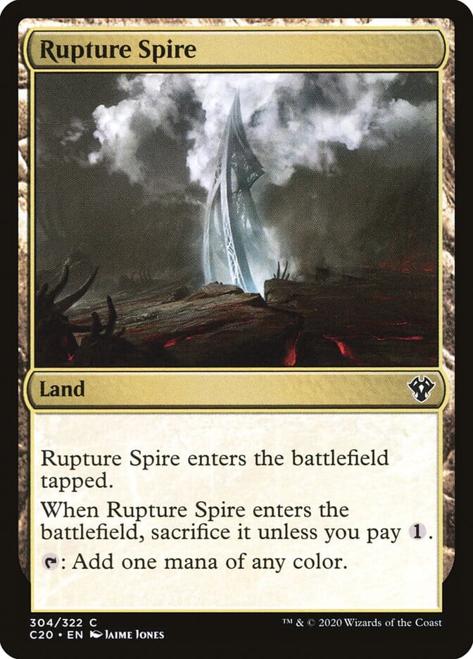 Rupture Spire [Commander 2020] MTG Single Magic: The Gathering  | Multizone: Comics And Games